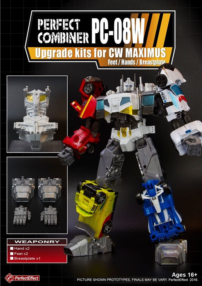 Perfect Effect Announces More Combiner Wars Upgrade Kits: Bruticus 